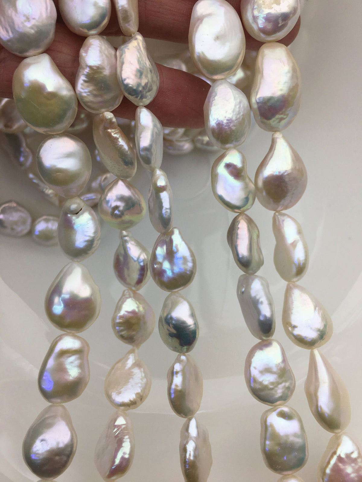 AAA 11.5-14mm White Drop Coin freshwater pearls,diy bead,flat round pearl bead,COIN12-3A-3-10