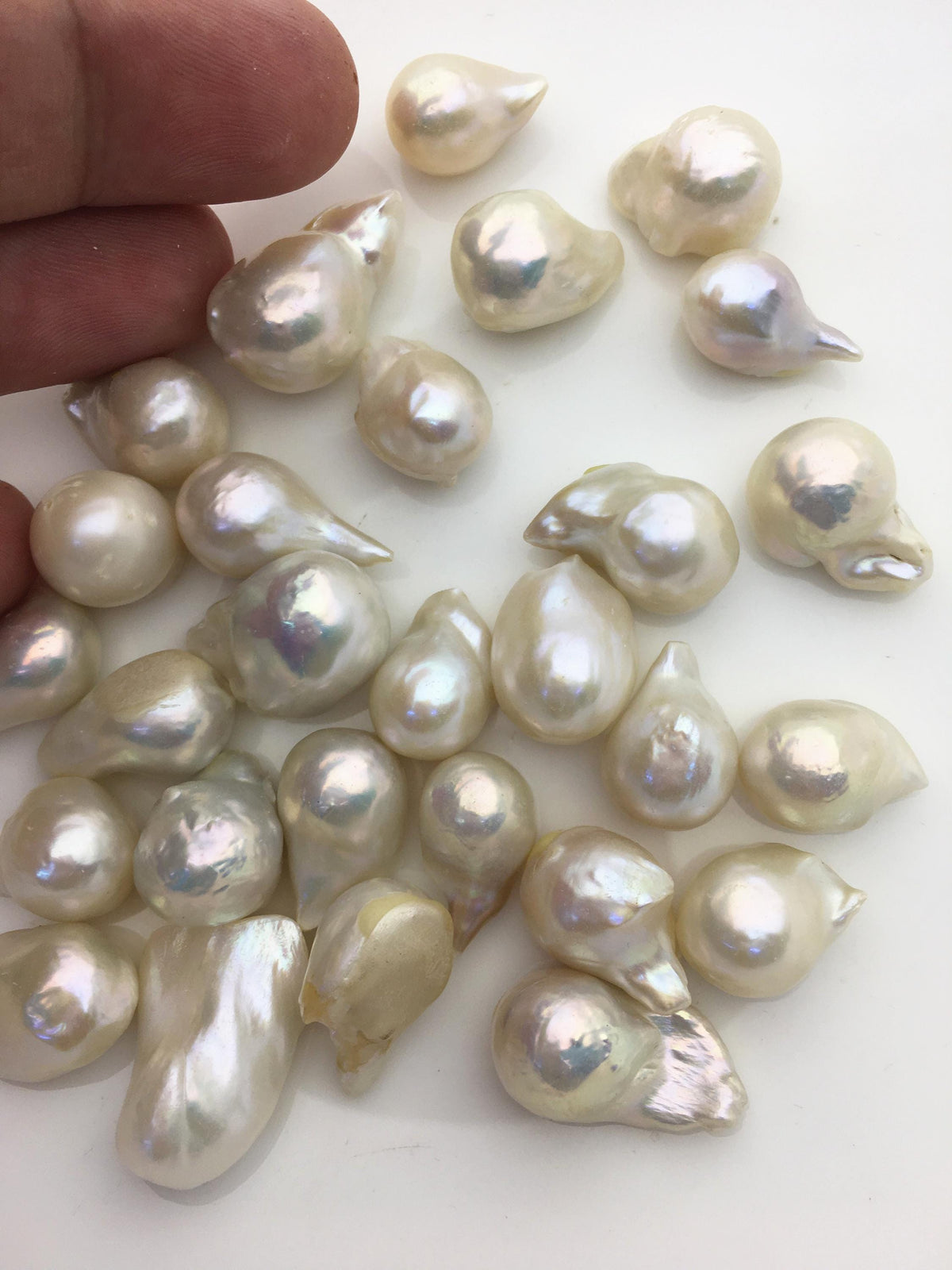 20pcs A 10-14mm Flameball Pearl,no hole,FL15-T2