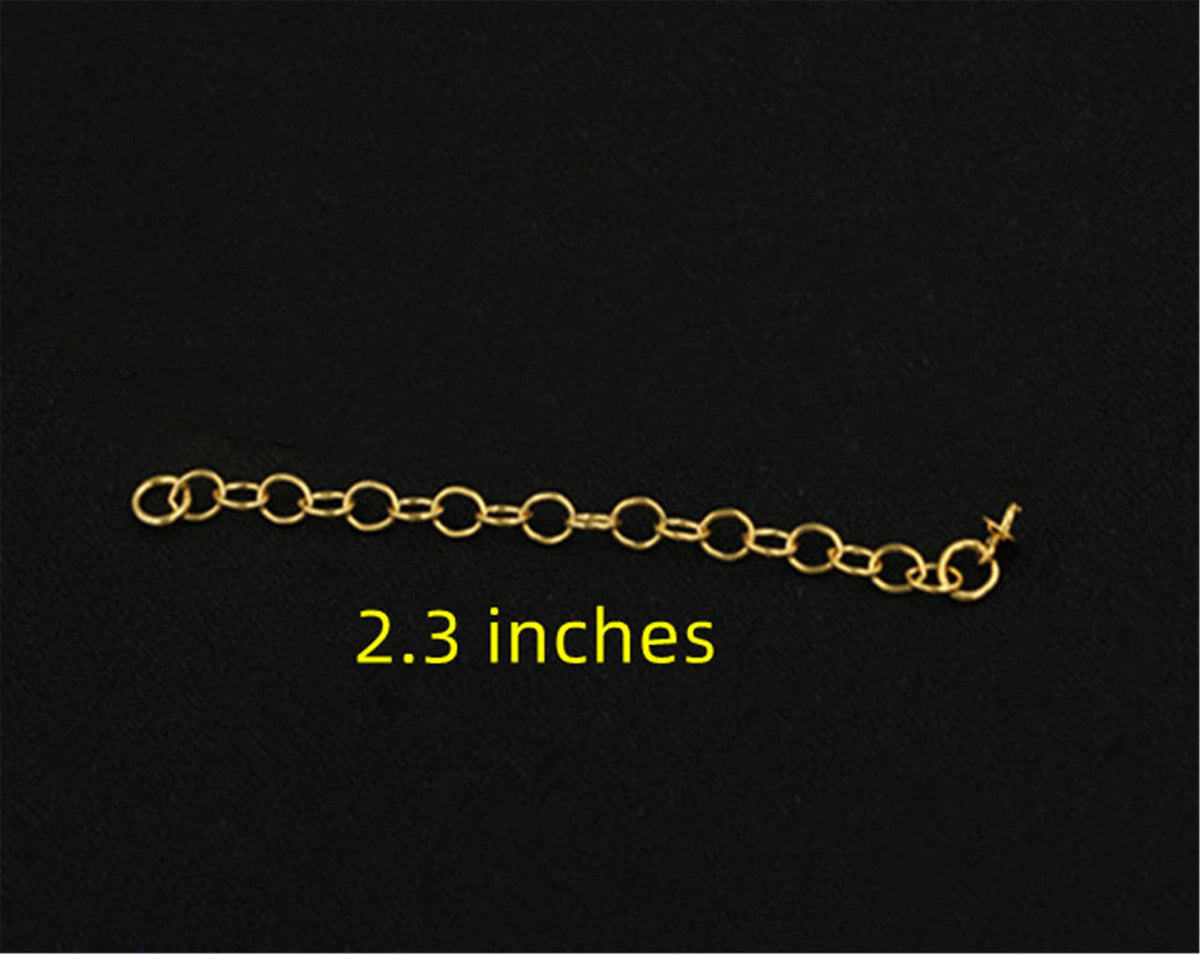 1pc 2.3inches 14K gold filled End Chain for necklace,made in usa,AGF-OTH-007
