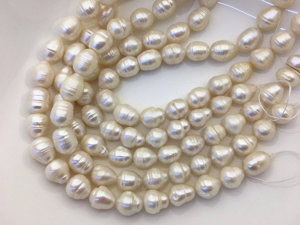 AA 11.4-12.2mm white circled Freshwater pearls,Cultured white freshwater pearls beads,LR12-2A-1