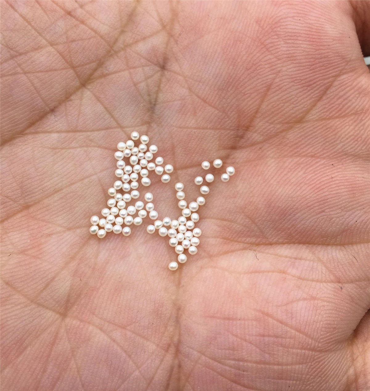 AAAA 1.3-1.5mm white round freshwater seed pearls,no hole,Cultured pearl,diy pearl beads,Happiness,birthday,RP1-4A-2