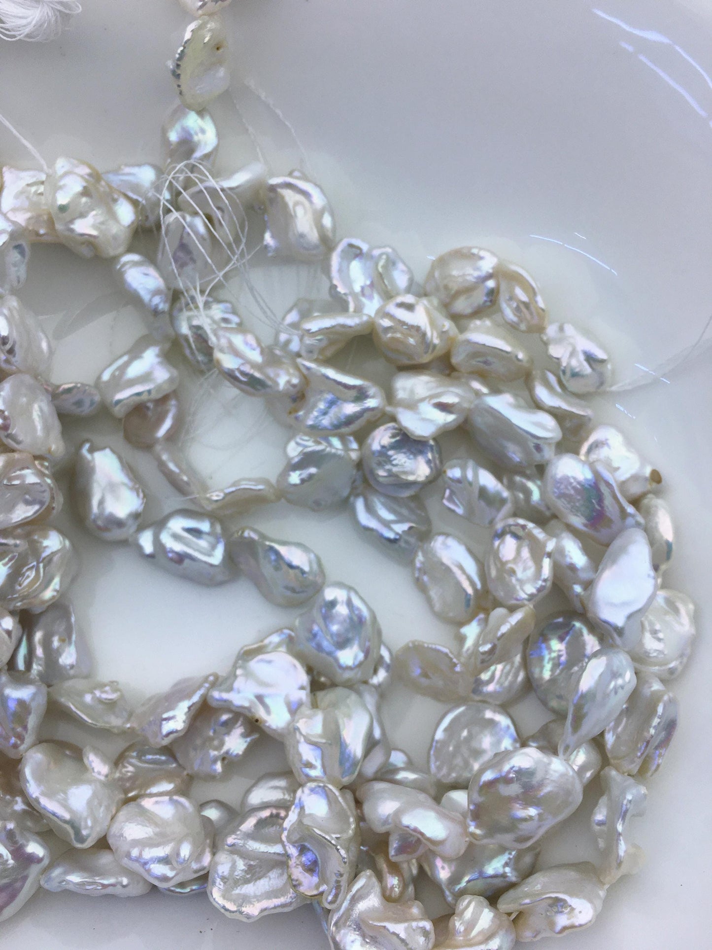 AA+ 14-17mm white keshi Freshwater Pearl,DIY Loose Freshwater Pearl,wholesale price,china wholesale pearl,ZS-200-88