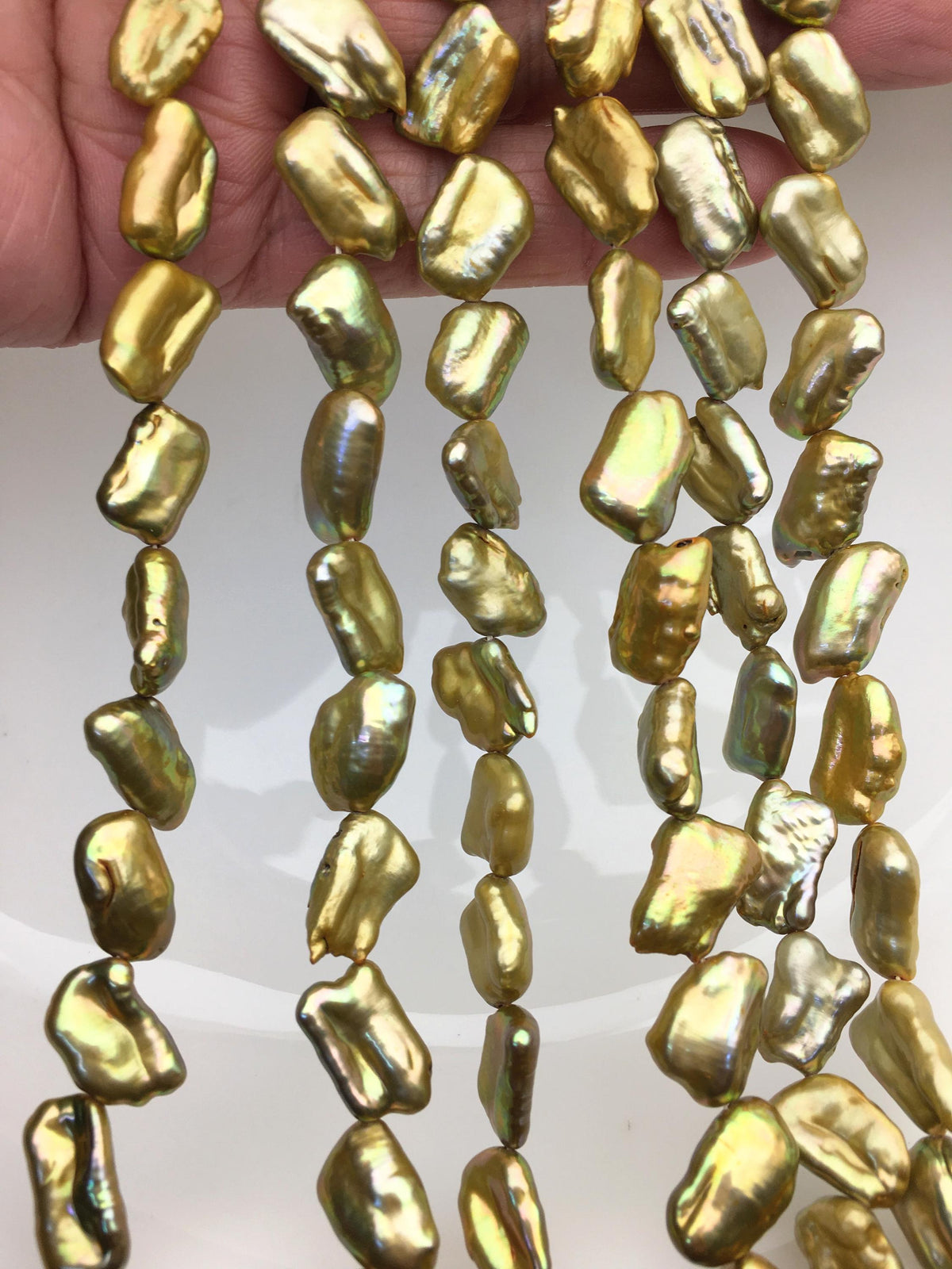 AAA 8-10mm Yellow Green Biwa keshi Freshwater Pearl,DIY Loose Freshwater Pearl,ZS-200-132