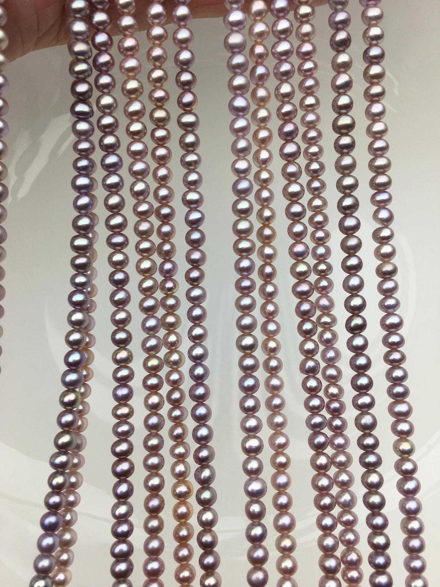 AAA 3.5-4mm deep purple potato freshwater pearls,seed lavender pearl,diy pearl,CR3-3A-5