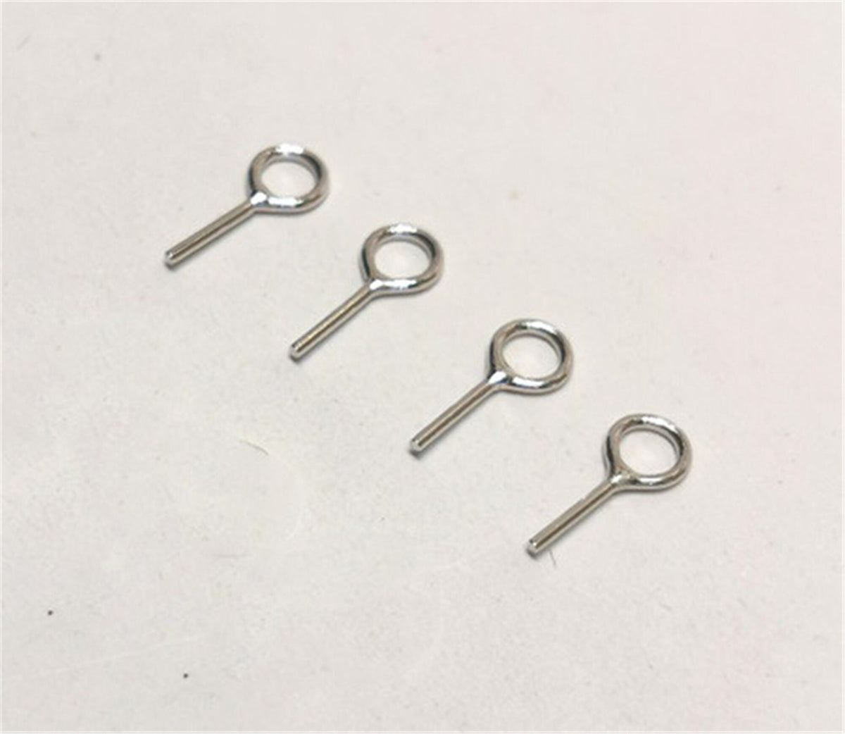 30pcs circle sterling silver 3.5mm Hole Cup Pearl Screw Eye Pin Bail Peg Pendants for Half Drilled Beads Jewelry Making,ASL-P-010