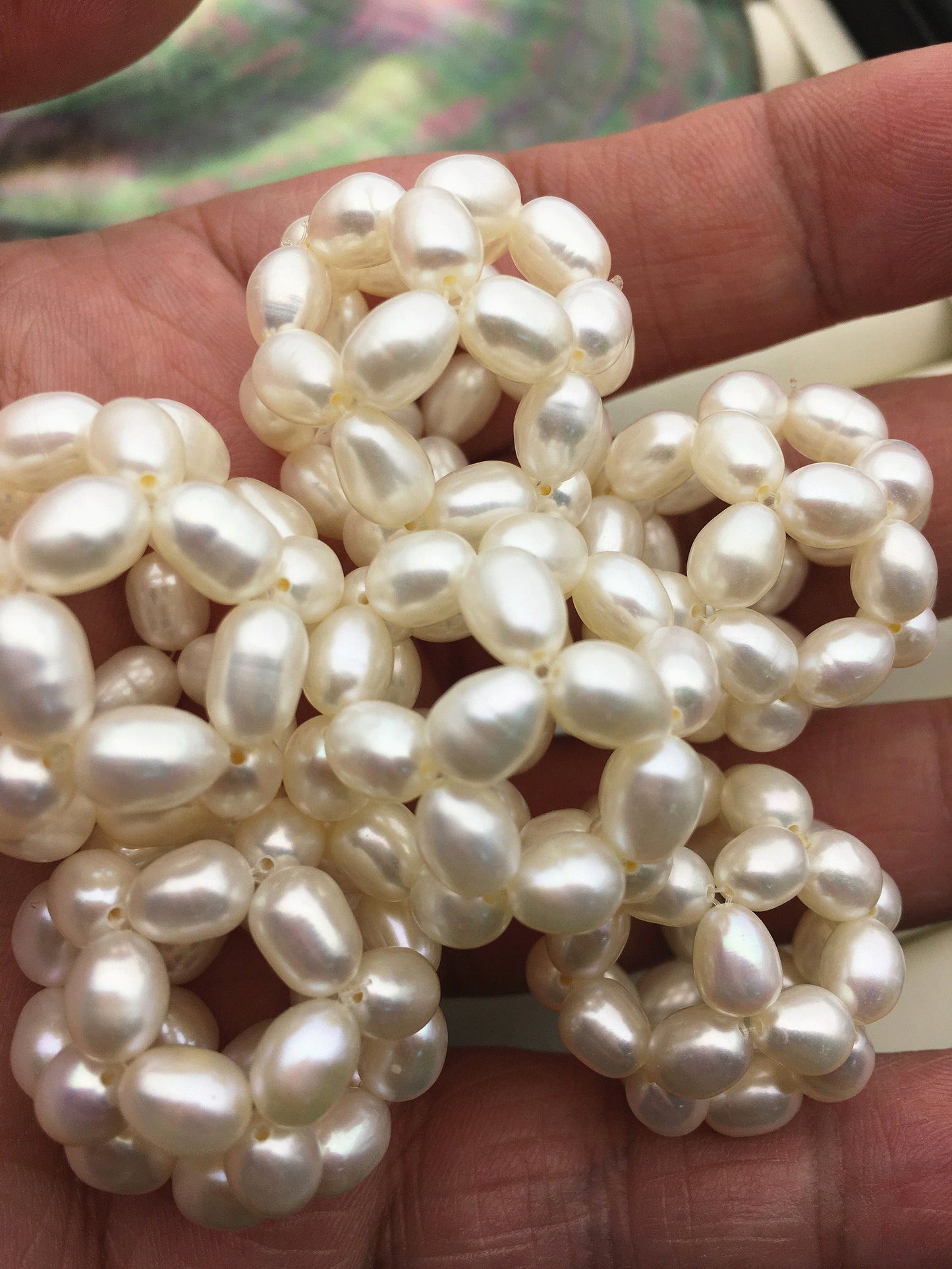 1pc 26mm AAA rice pearl ball,Loose Handmade Pearl Balls,Freshwater Pearl Ball,Pearl white Pearl Ball,APL-002