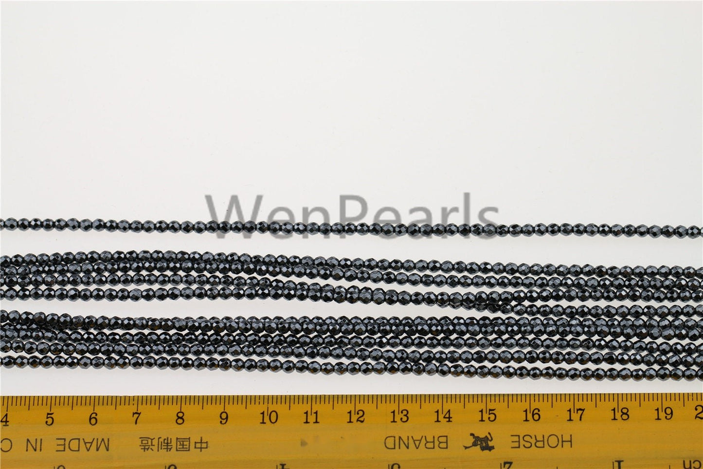 Hematite,3mm Faceted Round,AAA Quality,130pcs,15.5 inches,G50-R3-001