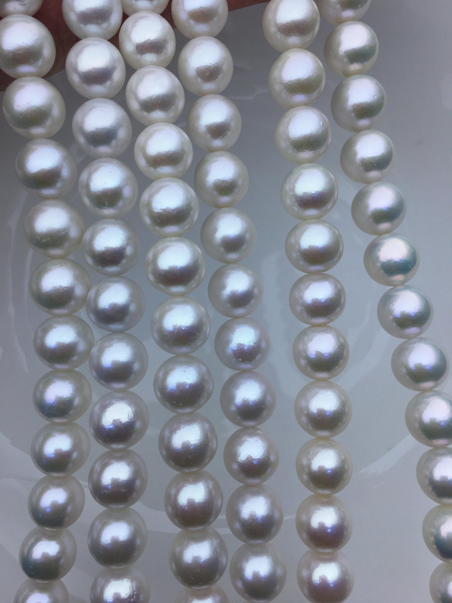 AAA 11-12mm big white round edison freshwater pearls,white Pearl necklace,Natural Pearl Necklace,RP11-3A-2