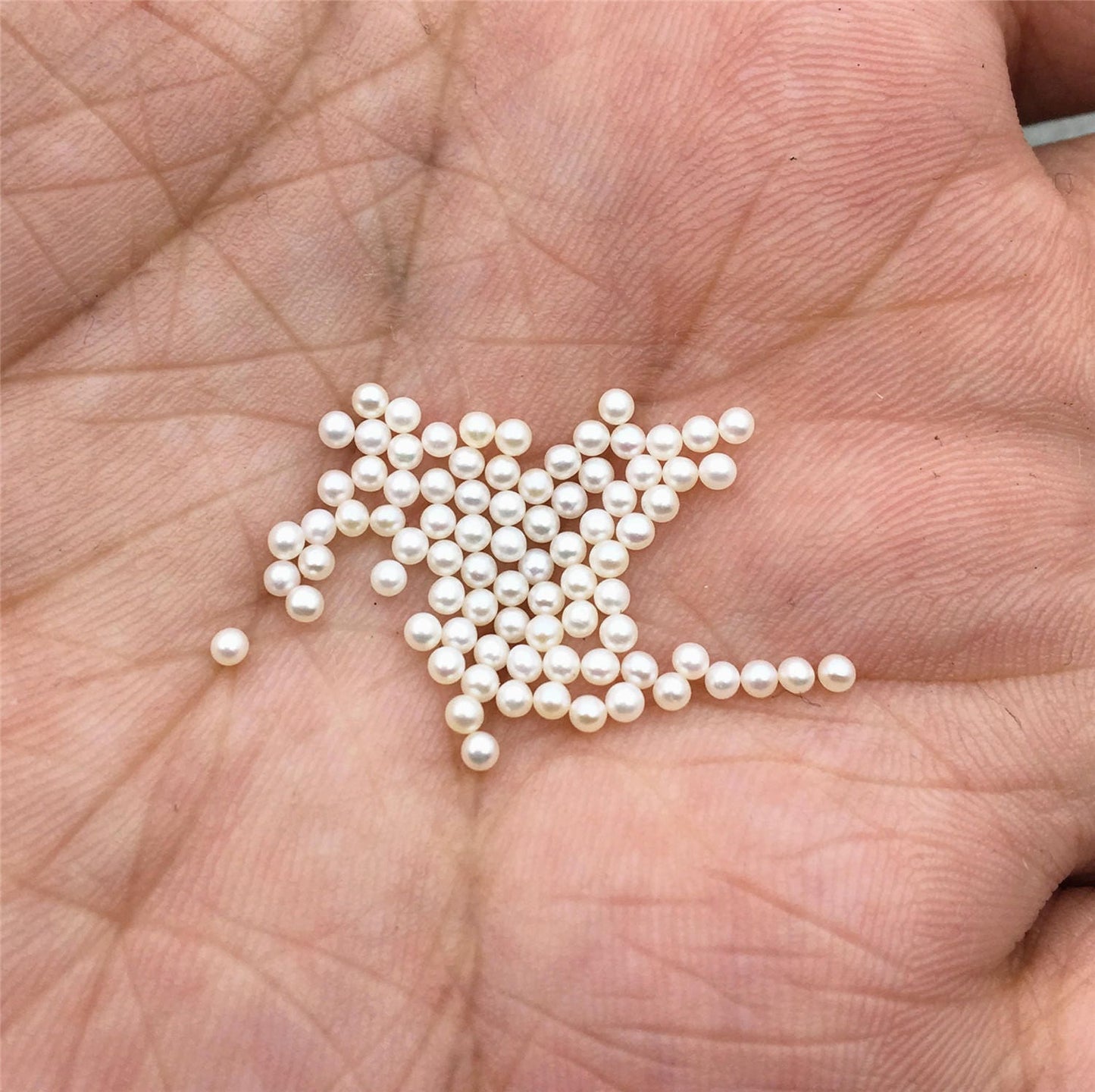 AAAA 1.8-2mm white round freshwater seed pearls,no hole,Cultured pearl,diy pearl beads,Happiness,birthday,RP1-4A-4