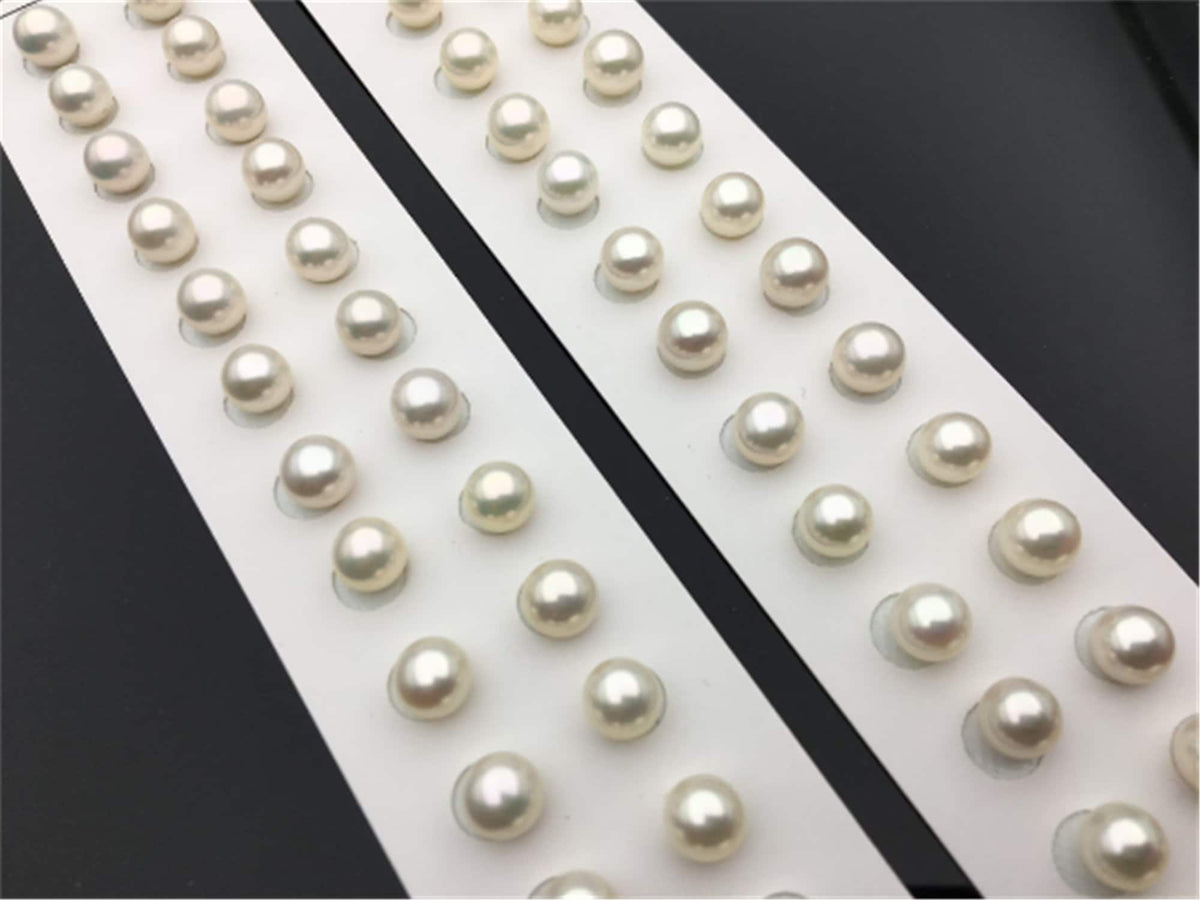 AAA 7-7.5mm white round freshwater pearls,high luster,round loose pearl wholesale,for pearl earrings,for pearl ring,RP7-3AY-GJ-6