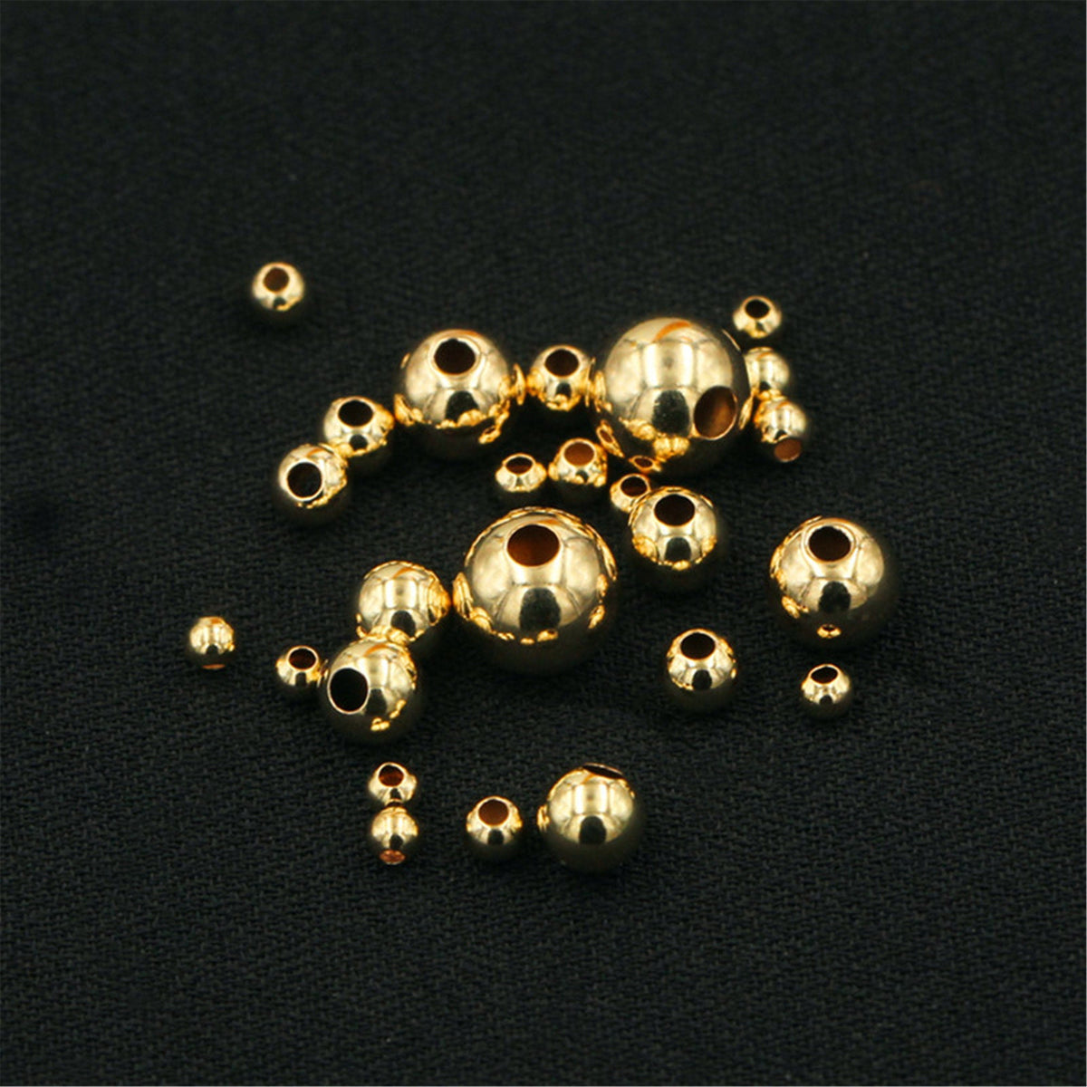 30pcs 14k goldfilled 2mm 3mm Round Beads,14k GF Spacer Beads,AGF-OTH-006
