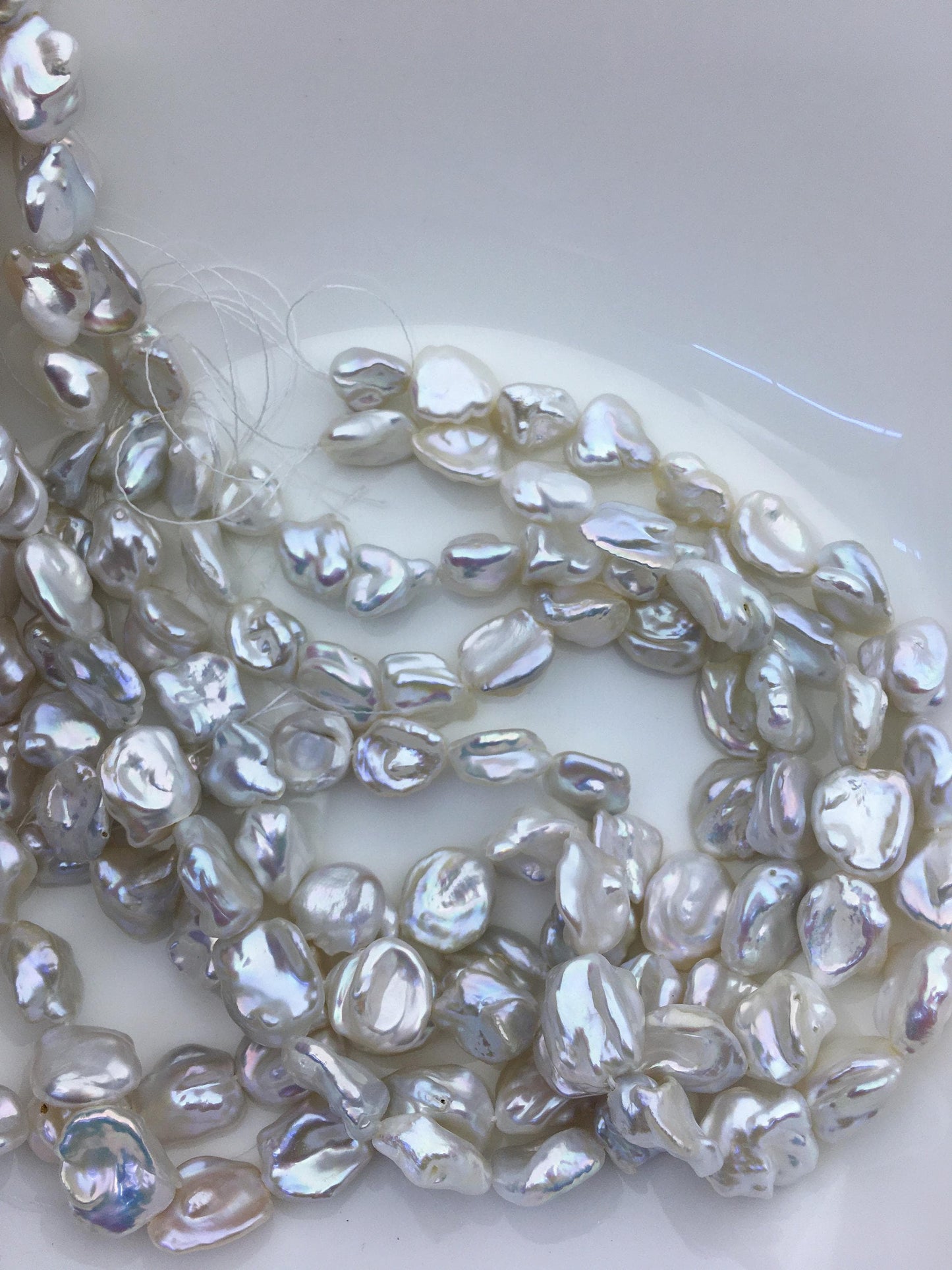 AA+ 11-13mm white keshi Freshwater Loose Pearl,ZS-200-71