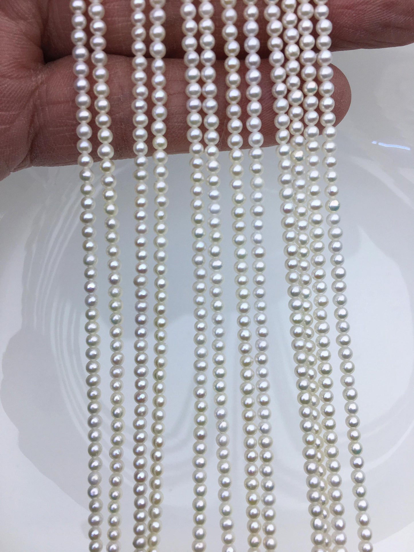 AAA 2.5-2.7mm white round seed freshwater pearls,Valentine's Day gift,for pearl necklace,loose freshwater pearl,RP2-3A-13