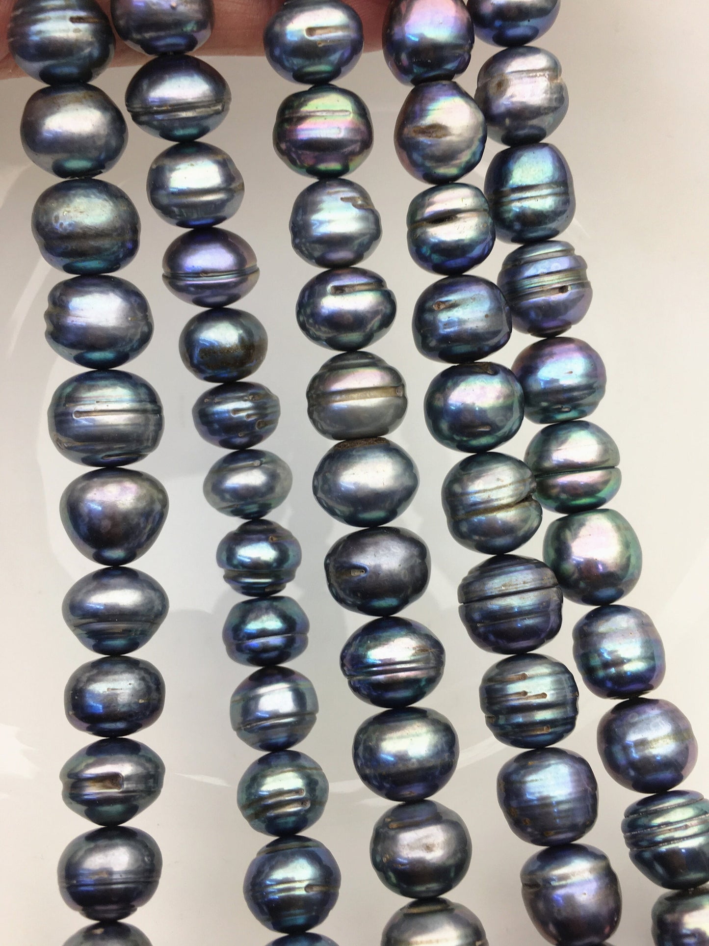 AA 12=14mm Big Green Blue button round freshwater pearl strand,loose freshwater pearl,SM13-T2