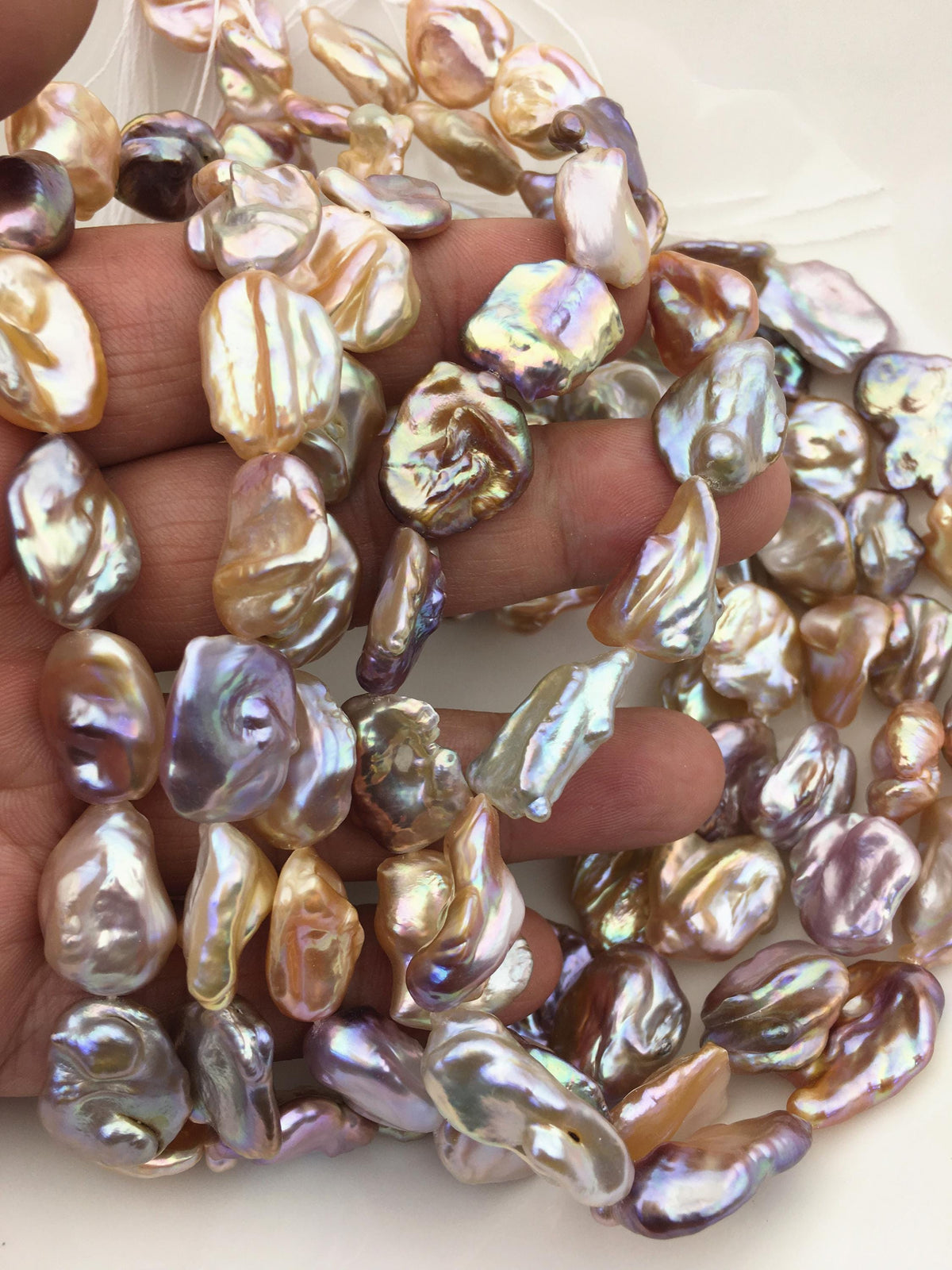 AAA 13-15mm natural pink purple keshi Freshwater Pearl,DIY Loose Freshwater Pearl,wholesale price,china wholesale pearl,ZS-200-121-3