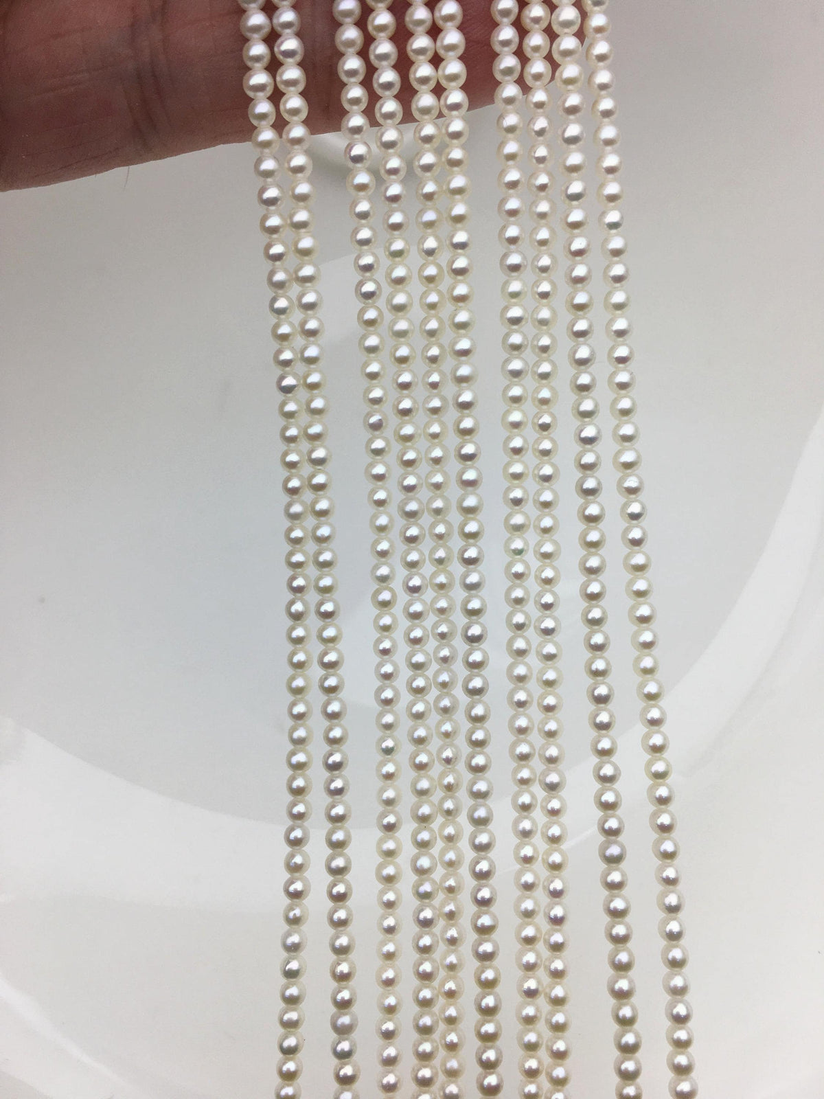 AAA 2.8-3mm white round seed freshwater pearls,Valentine's Day gift,for pearl necklace,loose freshwater pearl,RP2-3A-14
