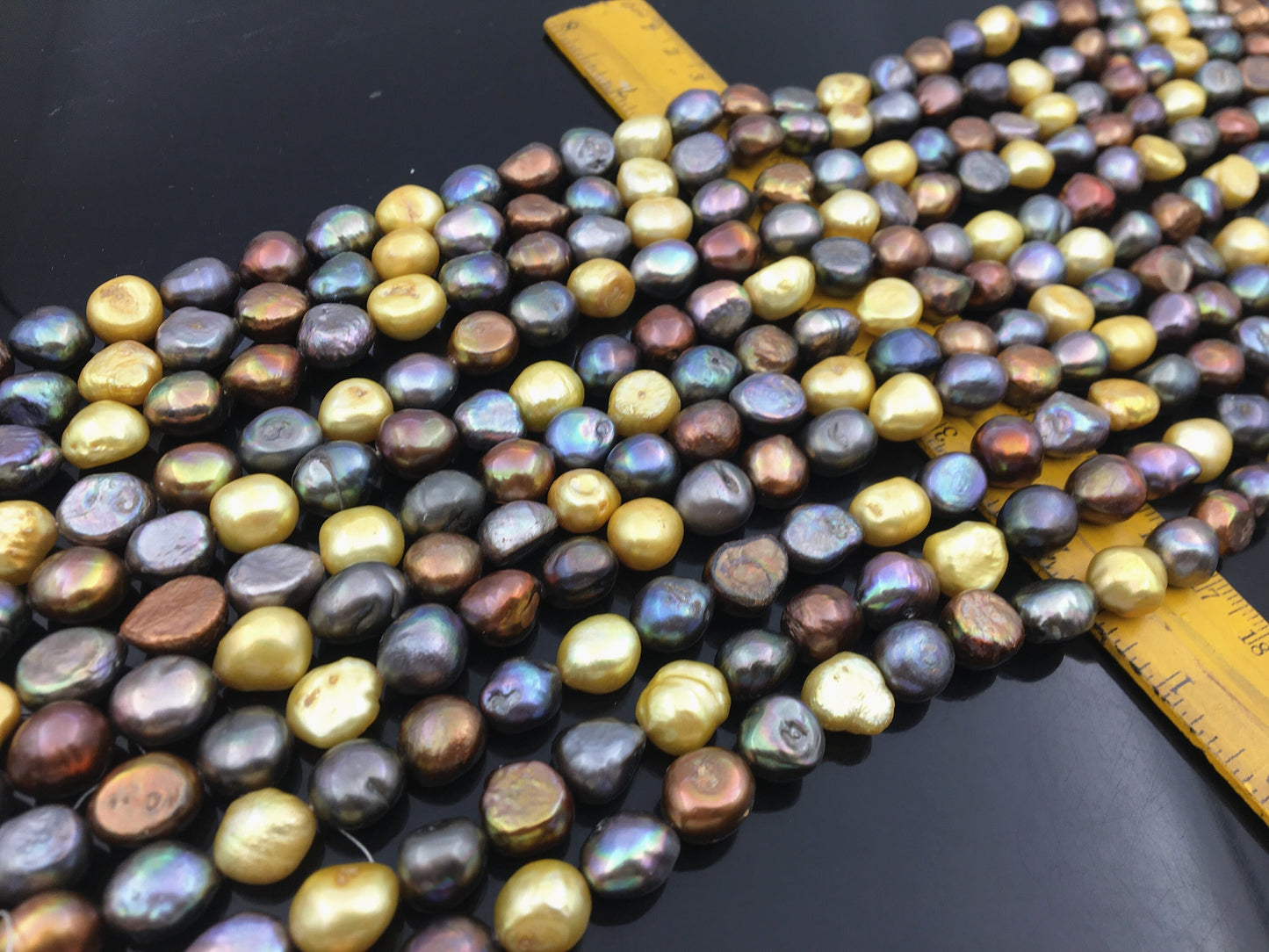 AA 11-12mm Misc Color nugget freshwater pearls,diy pearl beads,gift for her,jewelry material,LM11-2A-20
