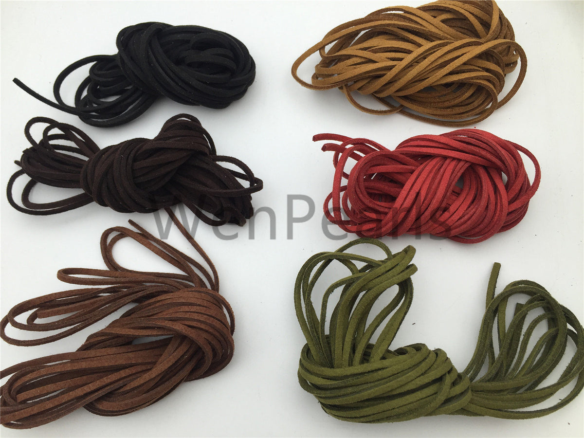 2.6mm 5 meters of Korean Cashmere Imitation Leather - Select Color,LC2-105