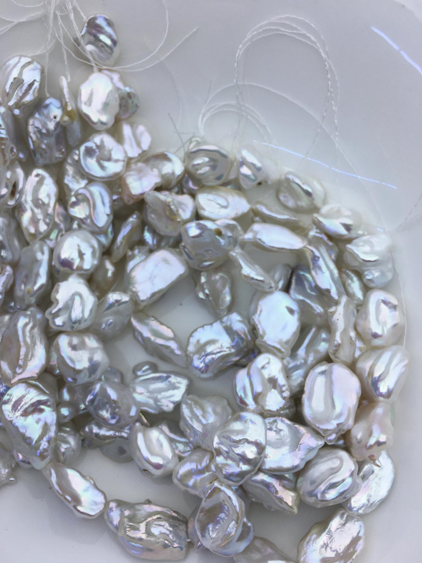 AA+ 14-17mm white keshi Freshwater Pearl,DIY Loose Freshwater Pearl,wholesale price,china wholesale pearl,ZS-200-89