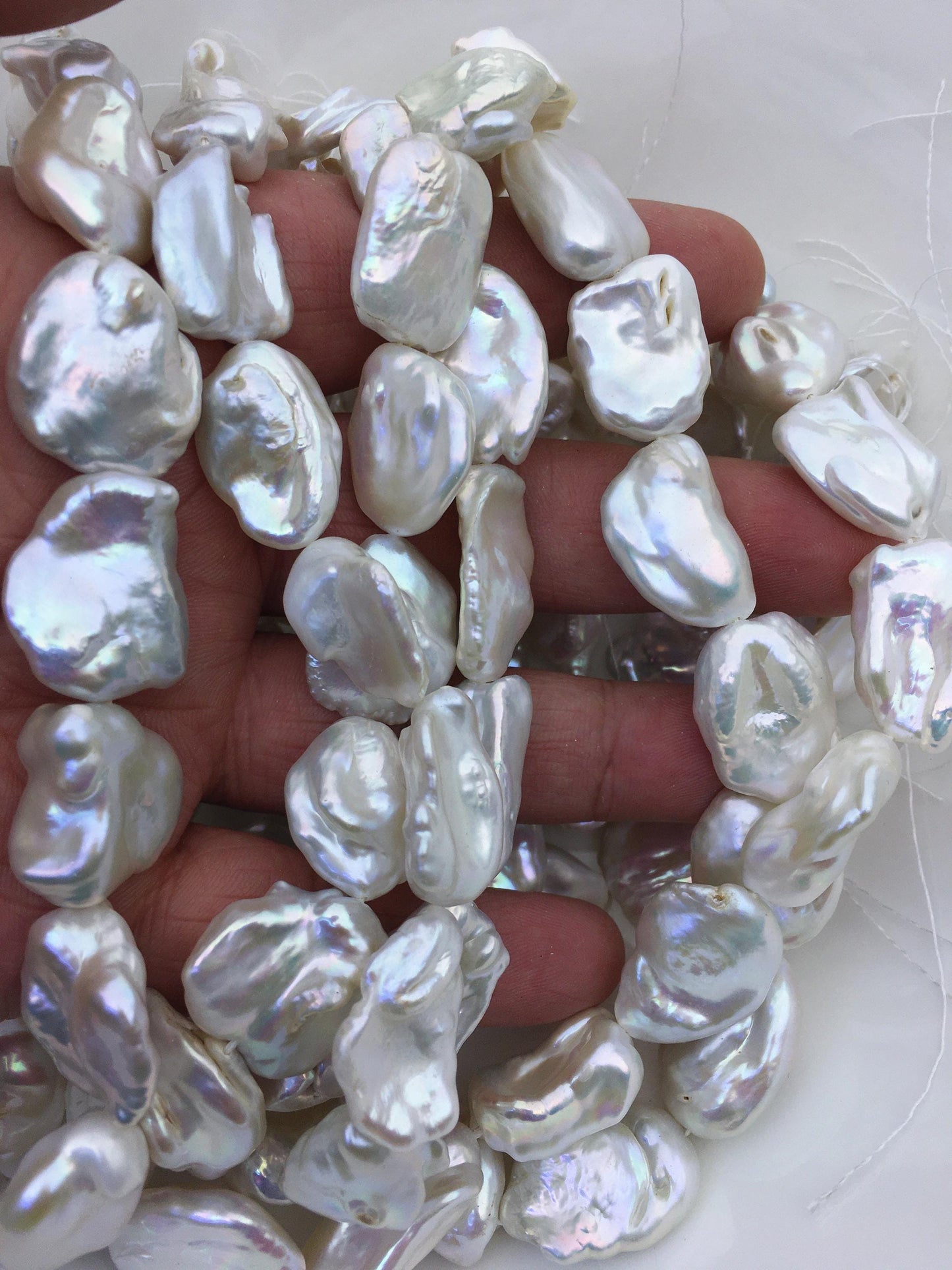 AA 14-16mm white keshi baroque Freshwater Pearl,DIY Loose Freshwater Pearl,wholesale price,china wholesale pearl,ZS-200-114
