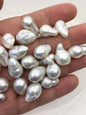 60pcs AAA/AA+ 9-13mm white baroque Edison Freshwater Pearl,no hole,ED12-2A-4-9