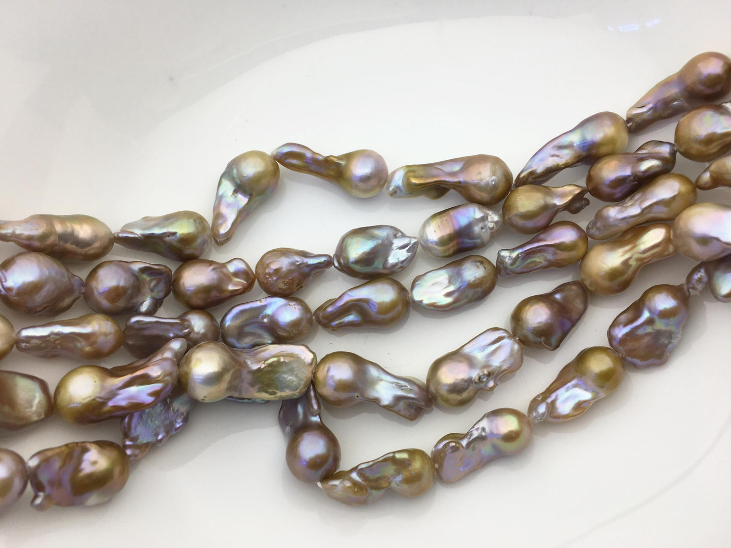 AA 12-15mm Natural Bronze flame ball pearl,FL15-2A-5-52
