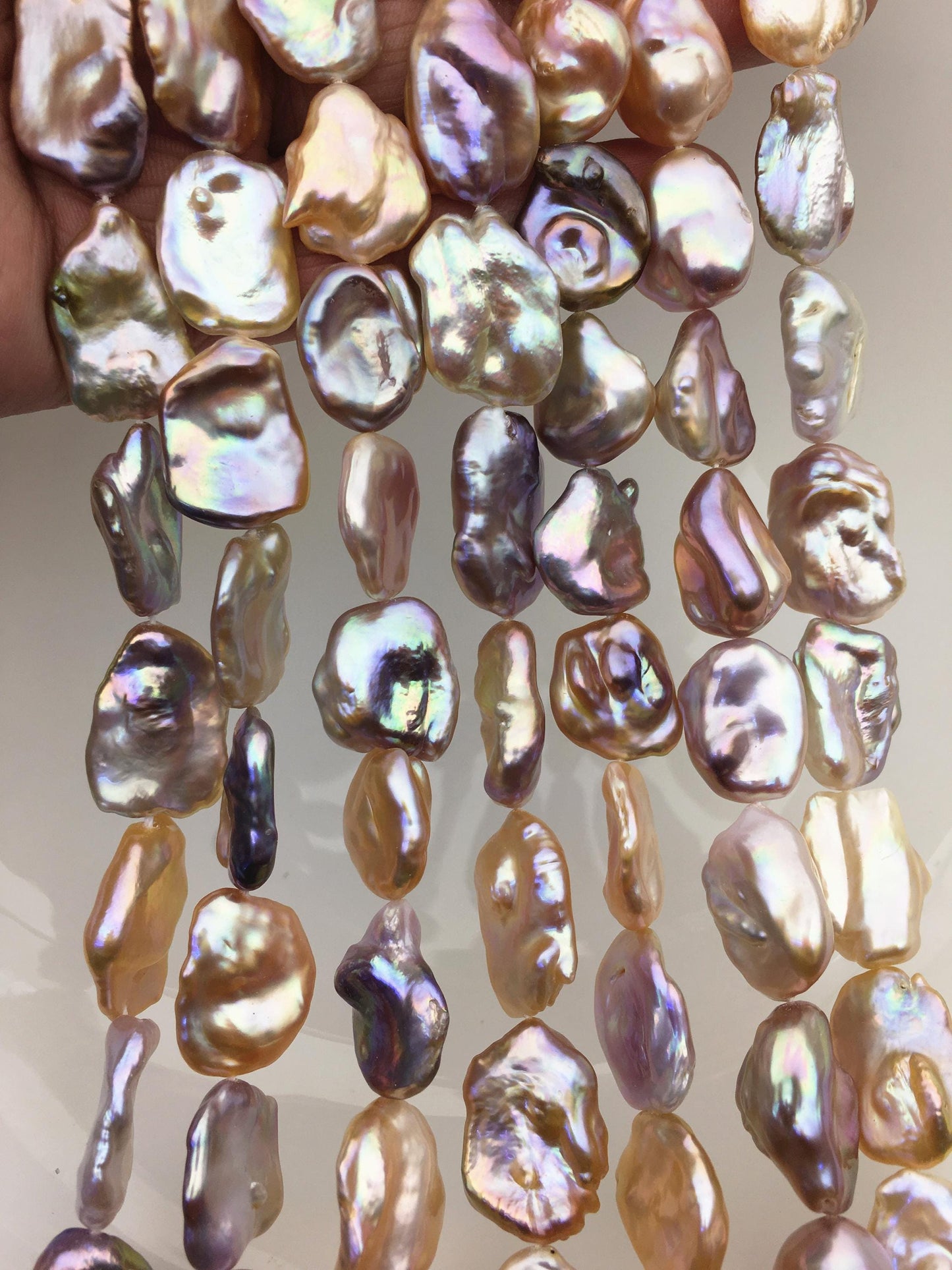 AAA 13-15mm natural pink purple keshi Freshwater Pearl,DIY Loose Freshwater Pearl,wholesale price,china wholesale pearl,ZS-200-121-4