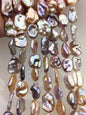AAA 13-15mm natural pink purple keshi Freshwater Pearl,DIY Loose Freshwater Pearl,wholesale price,china wholesale pearl,ZS-200-121-4