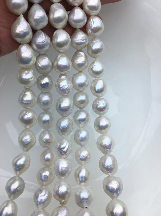 AA+ 11-14mm white big drop Edison Freshwater Pearl,ED12-2A-5-63