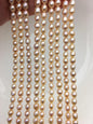 AAA 5-5.5mm peach pink oval pearl beads,high luster freshwater pearls,loose freshwater pearl,LR5-3A-55
