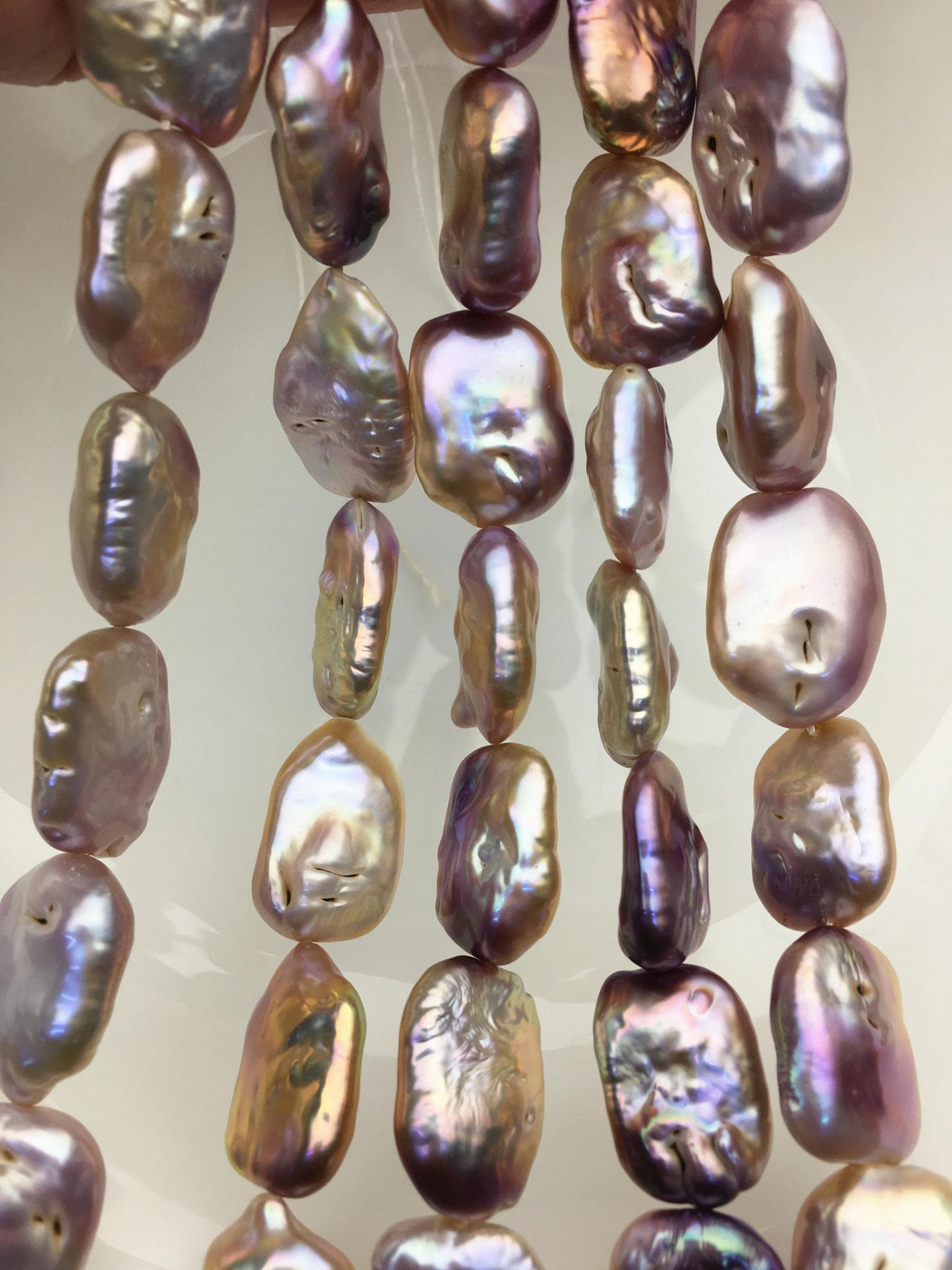 AA 15-18mm mix color thick rectangle freshwater pearls,diy bead,flat block pearl bead,ZS-103-24