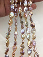 AAA 8-10mm natural pink purple keshi Freshwater Pearl,DIY Loose Freshwater Pearl,ZS-200-121-13