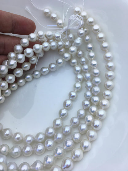 AA+ 9-11mm white short teardrop freshwater pearls,Christmas,Valentine's Day gift,for pearl necklace,Love,Happiness,LR10-T6