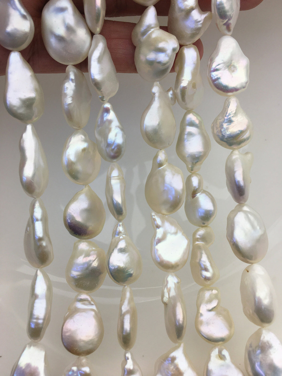 AA+ 12-14mm White teardrop Coin freshwater pearls,diy bead,flat round pearl bead,COIN12-2A-2-1