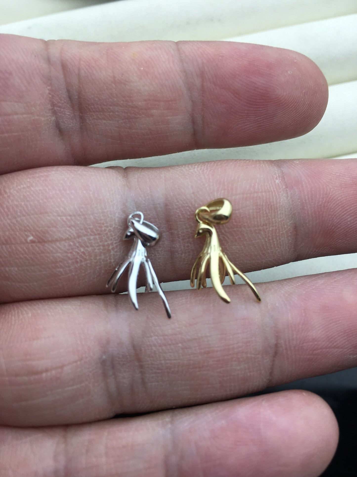 1pc S925 sterling silver/gold pendant hook, for pendant,for DIY,wholesale,ASL-P-018