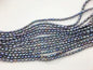 AAA 3-3.5mm black blue rainbow rice pearls,full strand,oval loose pearl beads,diy pearl,ultured pearl,diy pearl beads,LR3-3A-37