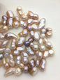 44pcs AAA 9-12mm natural color baroque freshwater pearls, no hole,ZS-T57