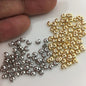 50pcs 3mm Yellow/Silver Gold Plated Moon Open Mouth Neckalce End,high quality 18k solid gold plated,AAL-003-17