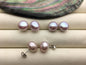 1 pair 11mm big purple nugget baroque round Pearl Stud Earrings,freshwater pearl earrings,Wedding,classic pearl studs,SE1-069-10