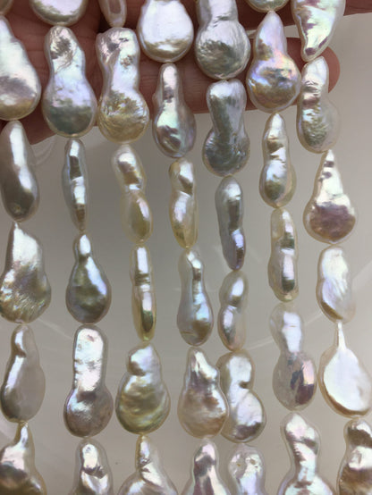 AAA 11-13mm White Long tail Drop Coin freshwater pearls,diy bead,flat round pearl bead,COIN12-3A-3-14
