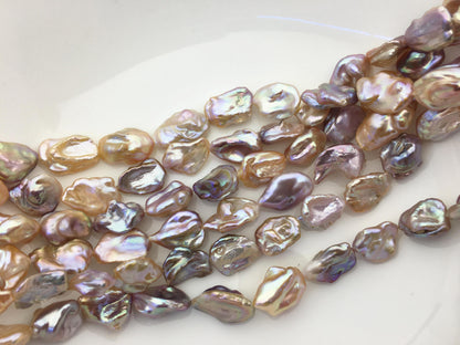 AAA 13-15mm natural mix color keshi Freshwater Pearl,DIY Loose Freshwater Pearl,wholesale price,china wholesale pearl,ZS-200-121-2