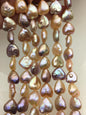 AAA 13-15mm Colorful Big Thick heart Freshwater Pearl,ZS-119-29