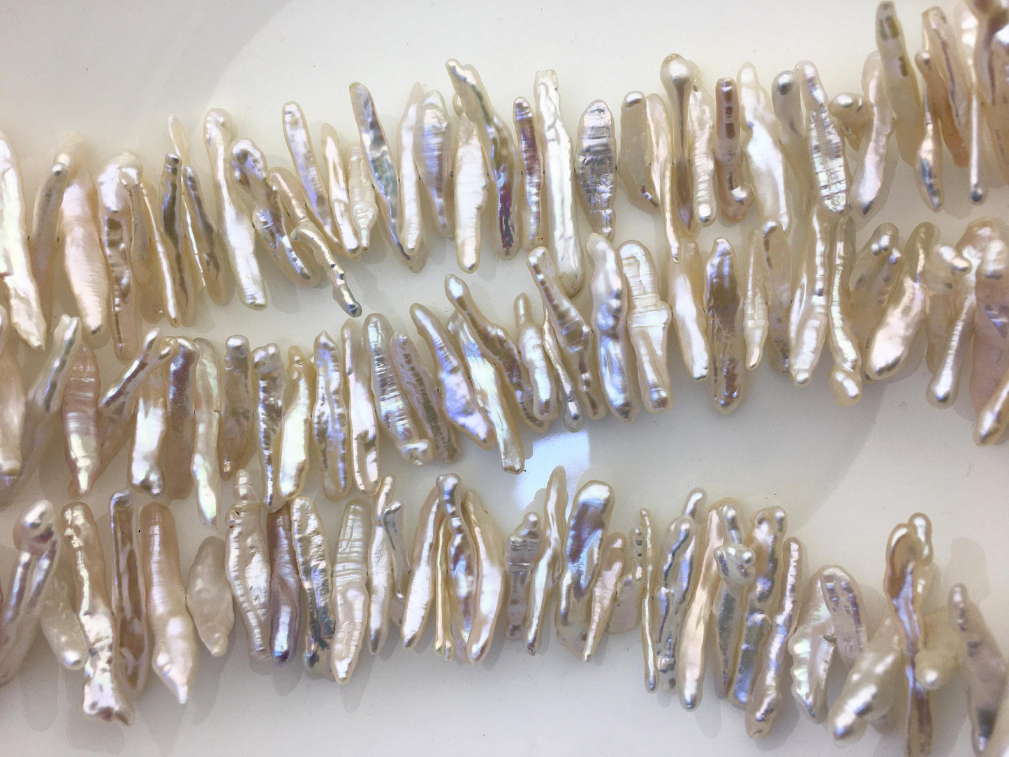 AAA/AA+ 4-7mm Small Keshi Toothpick freshwater pearls,ZS-80-26