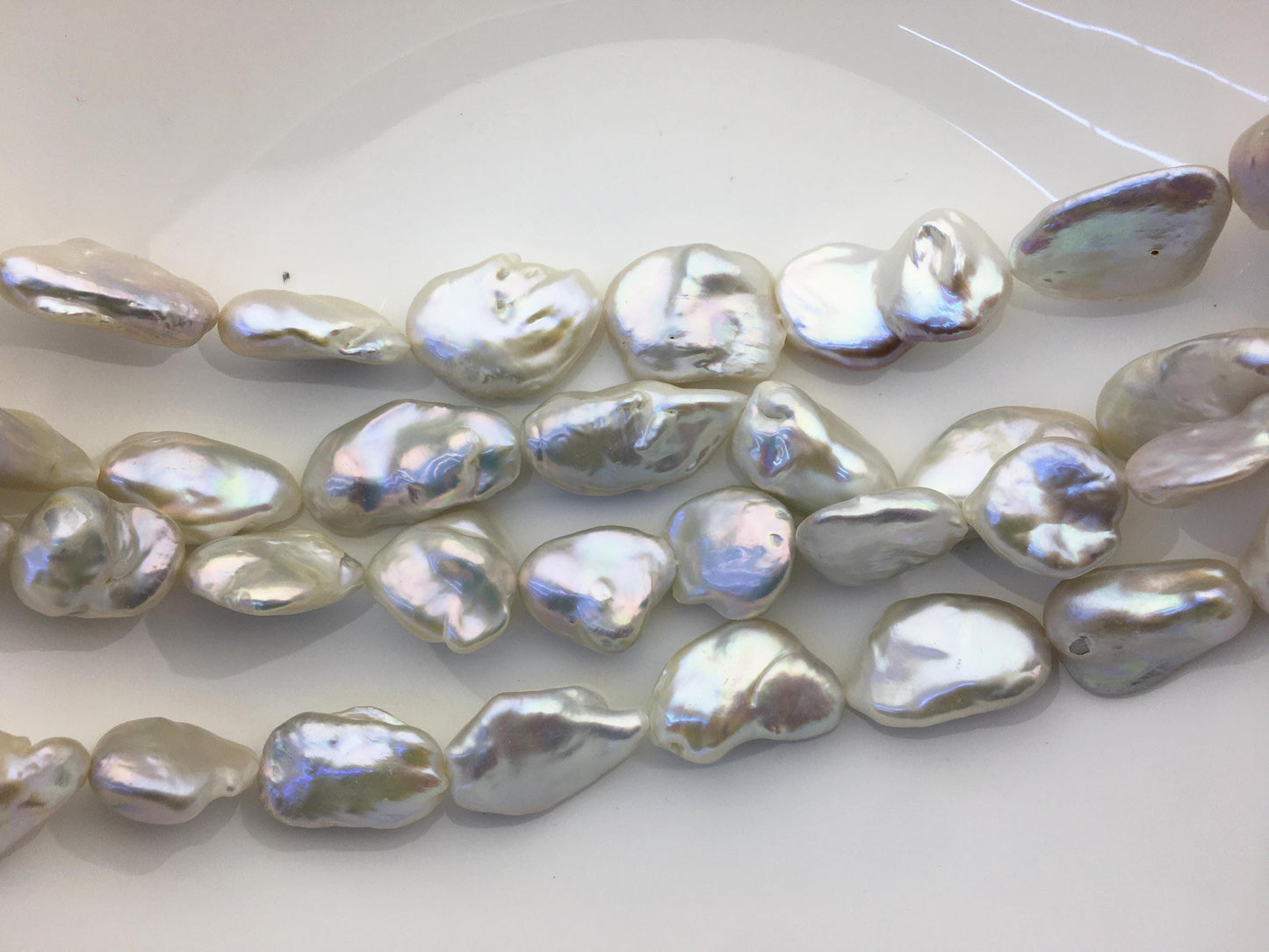 AA+ 13-19mm White baroque Freshwater Pearl,DIY Loose Freshwater Pearl,ZS-200-18