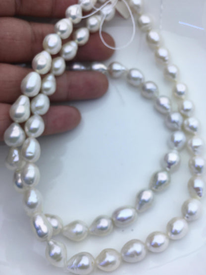 AA+ 9-11mm white rice freshwater pearls,Christmas,Valentine's Day gift,for pearl necklace,Love,Happiness,LR10-T7