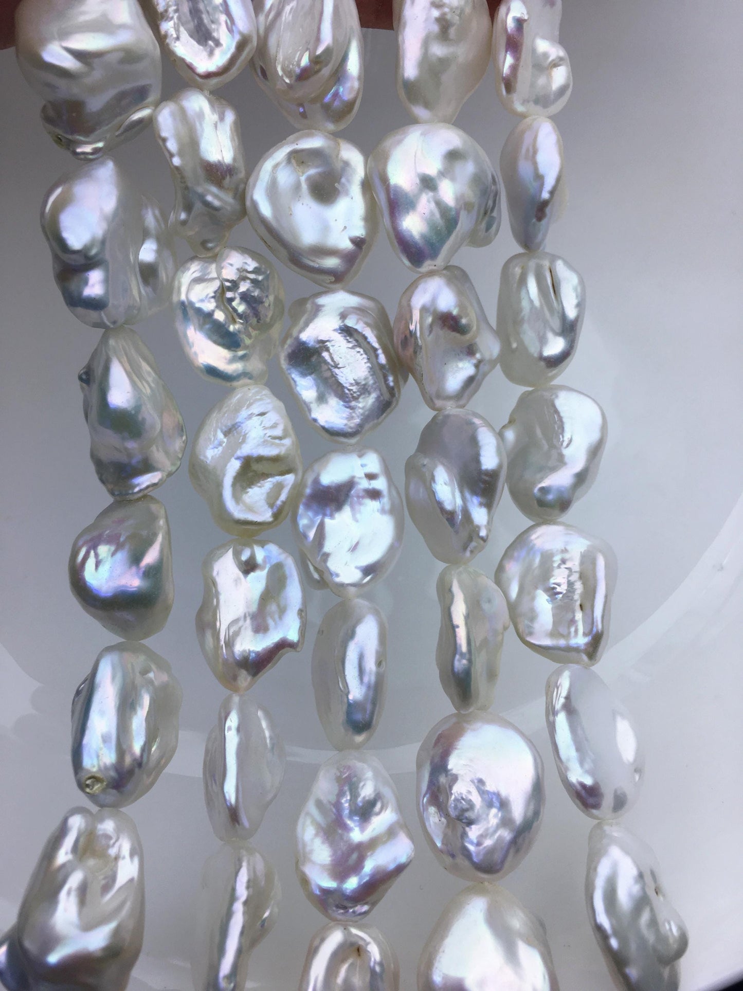 AA+ 14-16mm white keshi Freshwater Pearl,DIY Loose Freshwater Pearl,wholesale price,china wholesale pearl,ZS-200-105