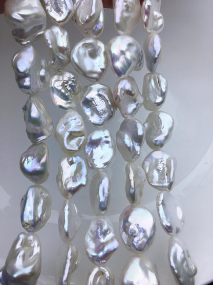 AA+ 14-16mm white keshi Freshwater Pearl,DIY Loose Freshwater Pearl,wholesale price,china wholesale pearl,ZS-200-105