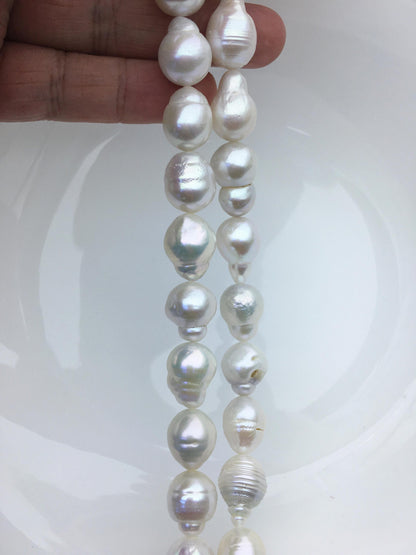 AA+ 11-13mm white drop Edison Freshwater Pearl,ED12-2A-5-3
