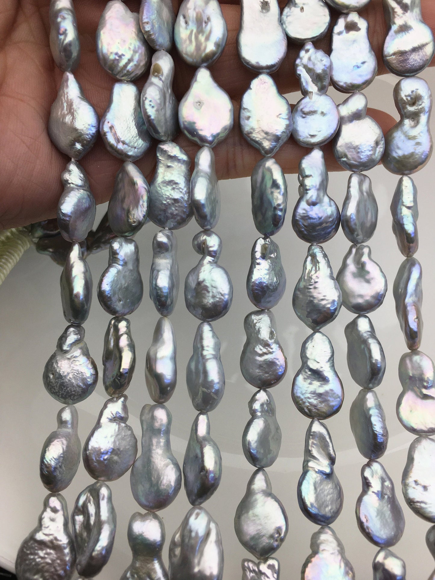 AA+ 11-12mm Gray Tail Coin freshwater pearls,diy bead,flat round pearl bead,COIN12-2A-2-13