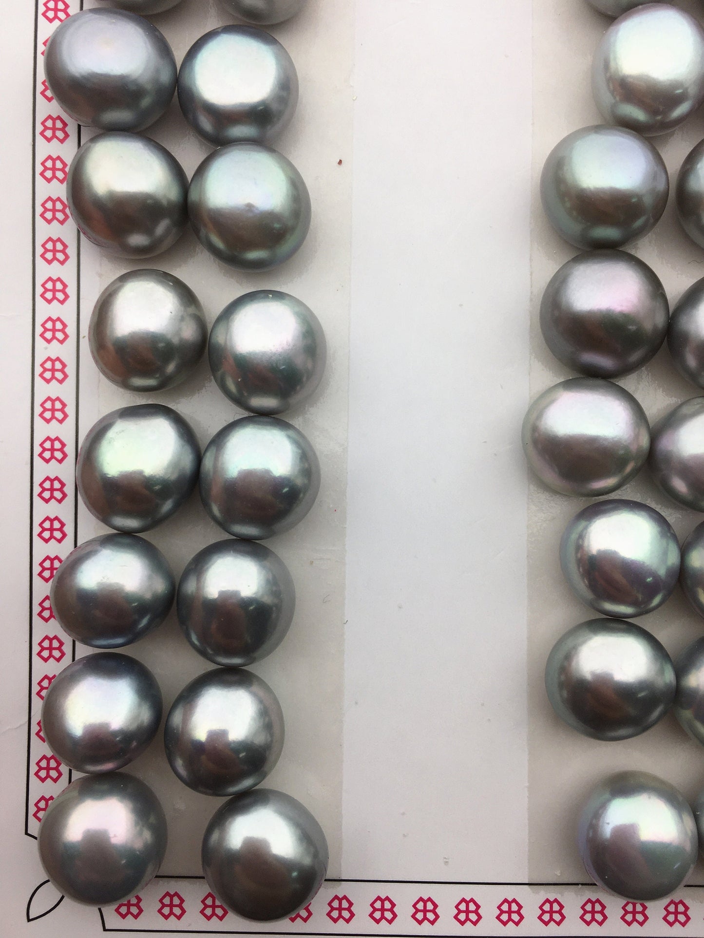 2 pairs AAA 10.5-11mm Gray baroque button freshwater pearls,near round button pearl pairs,pearl earring,pearl stud,BTN10-T10